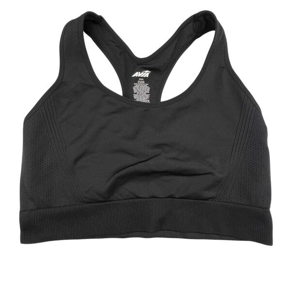 AVIA Sports Bra 3X Wireless Medium Support Altheisure Yoga Scoop Neck Activewear - Picture 6 of 10